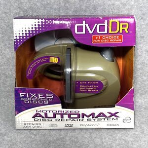 dvdDR AutoMax Motorized Disc Repair System Sealed Fixes Scratched CD DVD Games